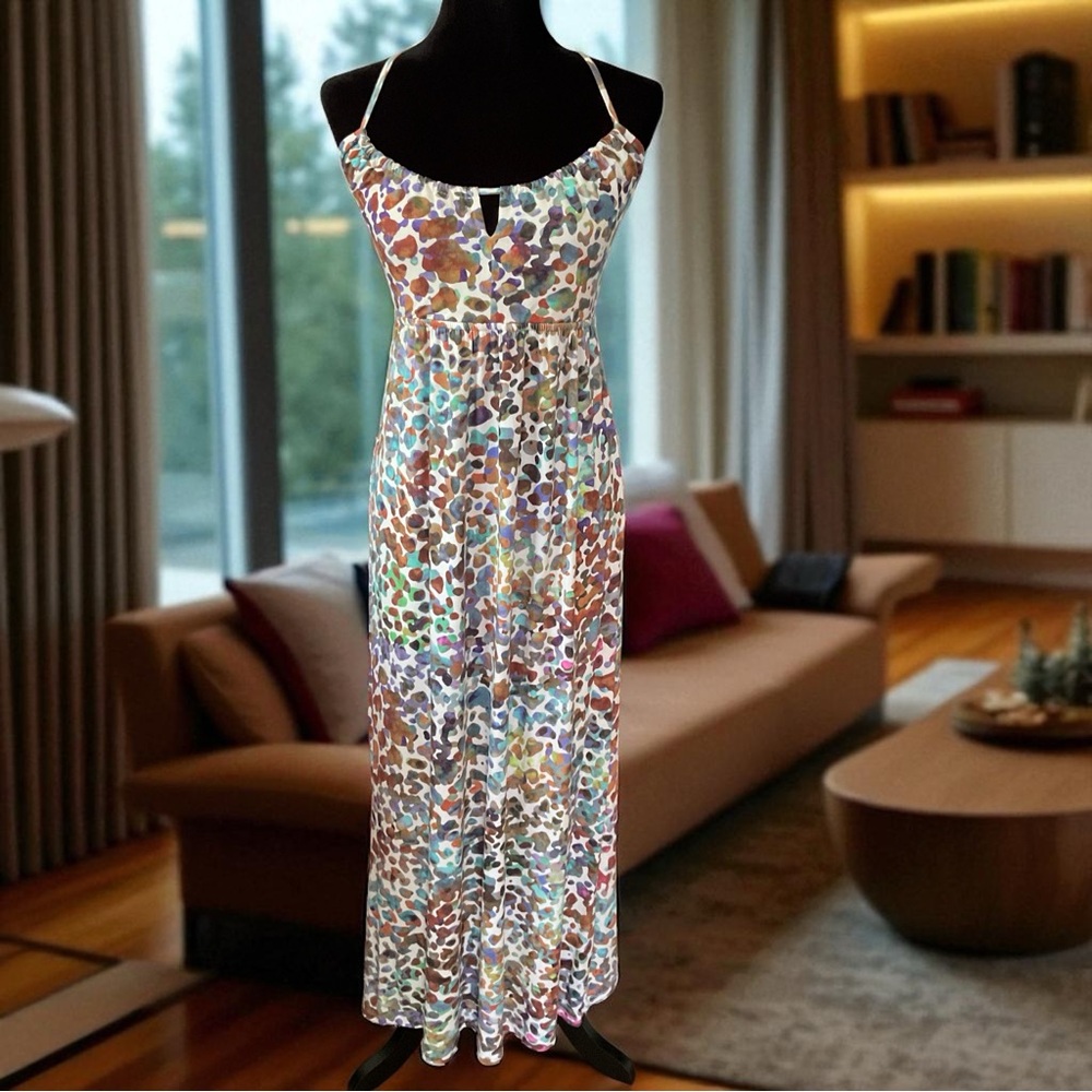 💖 Anthropologie Deletta Watercolour Maxi Dress 💖